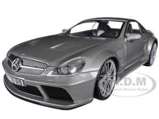 マック 1/18 メルセデスSL63 AMG R230 ミニカー シルバー Hot Works 1